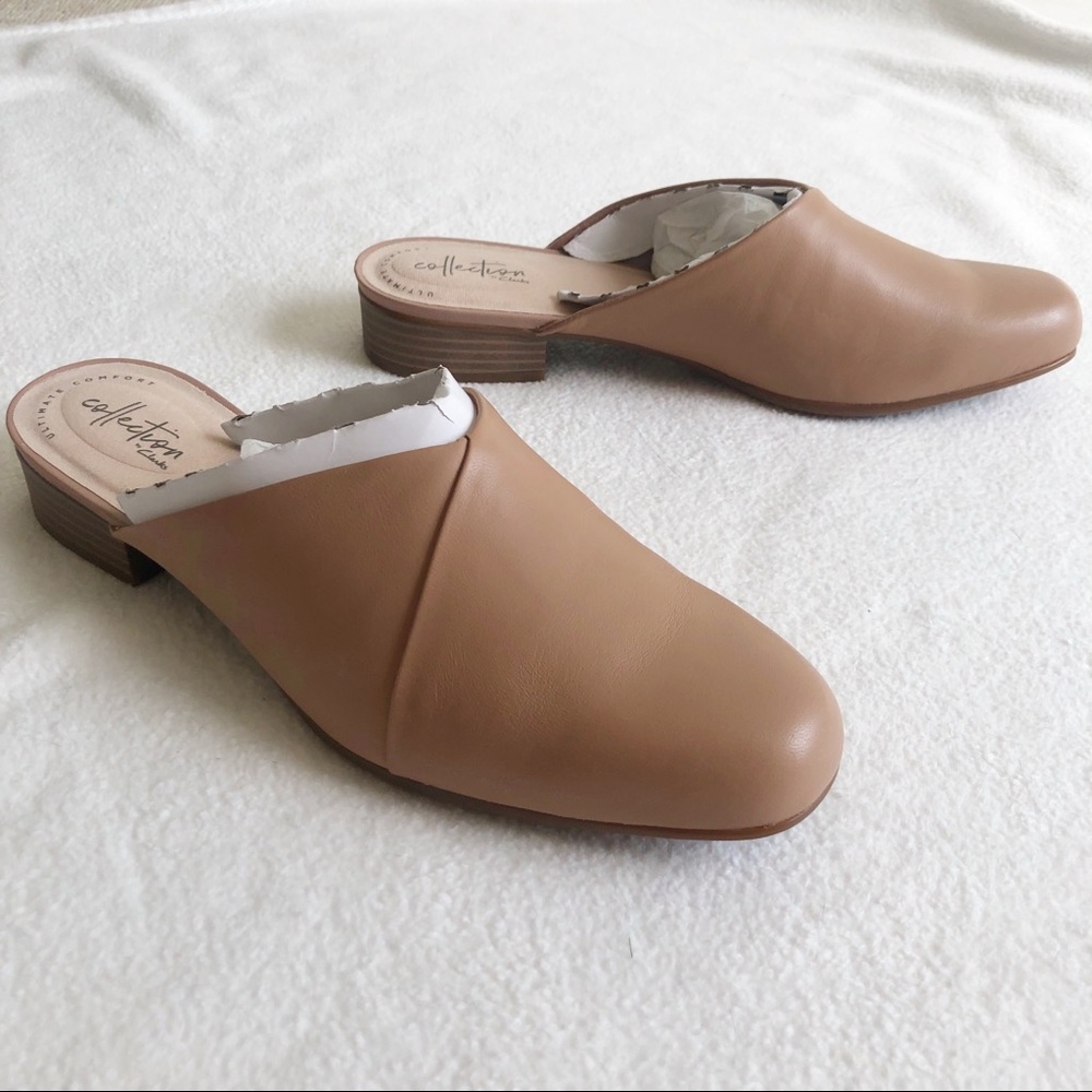 Clarks Juliet Willow Women’s Leather Mule in Color Praline, size US 10 Narrow - Picture 2 of 16